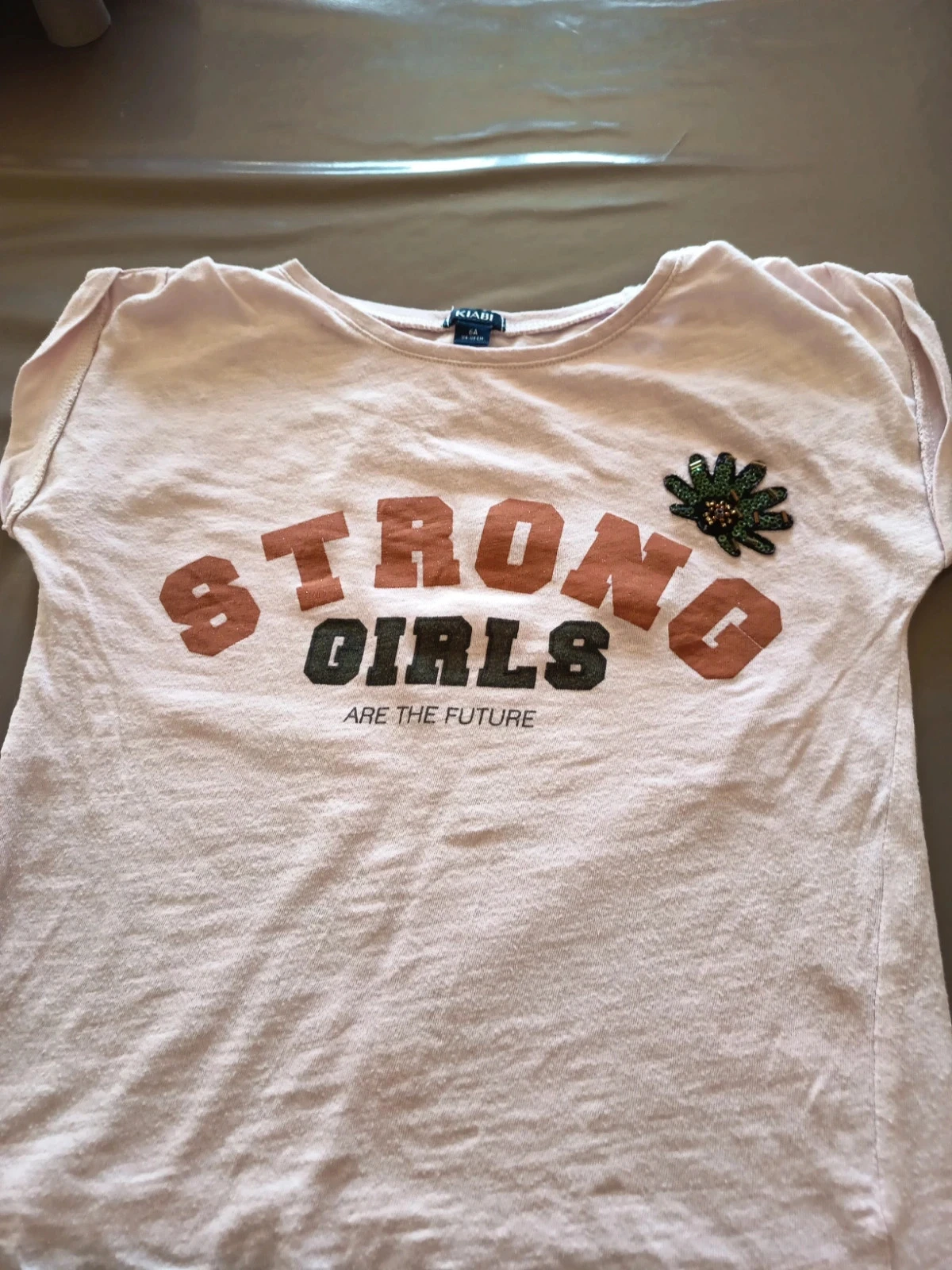 T-shirt Strong girls lichtroze – photo 4